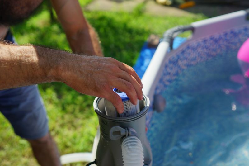 Pool Filter Cleaning